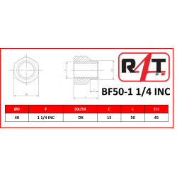 BF50-1 1/4 INC