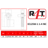 ECL25W-1 1-4 INC